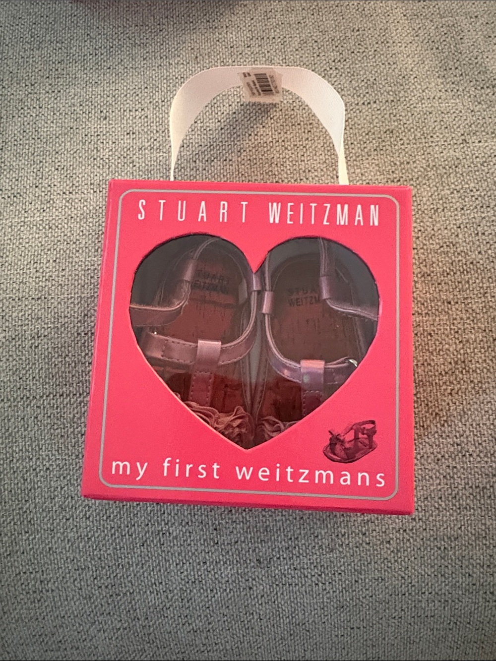 Stuart Weitzman Baby Sandals with Pink Box